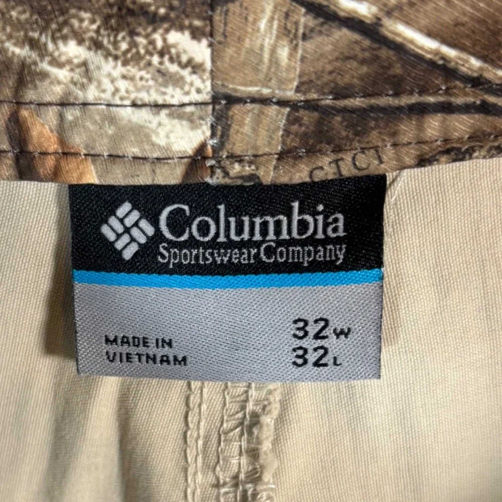 Columbia PHG Men 32x32 Tan Performance Hunting Gear Nylon Stretch Pants Gorpcore